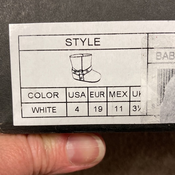 Frye baby harness white boots size 4 - Picture 8 of 11